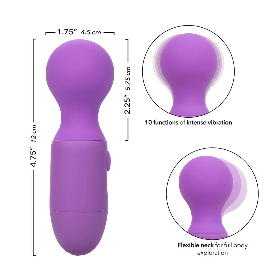 CALEXOTICS - FIRST TIME MASSEUR RECHARGEABLE 10 VIBRATIONS VIOLET